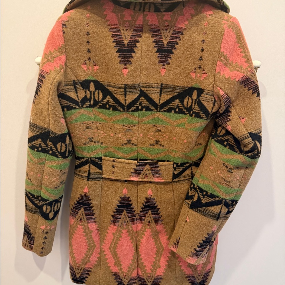 Aztec Patterned Coat - image 5